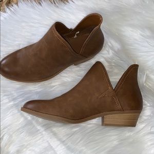 Brown ankle boots